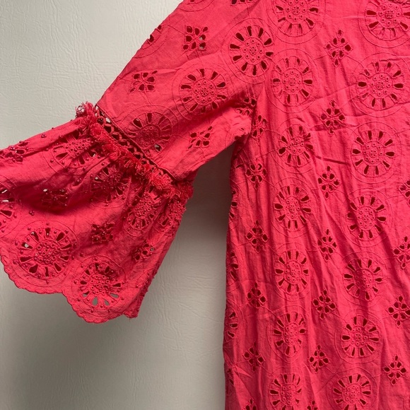 Anthropologie womens ruffle mini dress size 10 - Picture 2 of 7